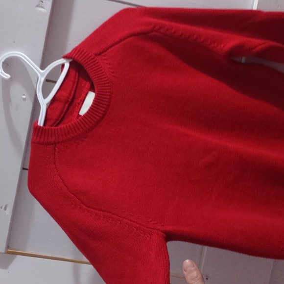 Abercrombie & Fitch Red Crew Neck Sweater - Picture 3 of 4